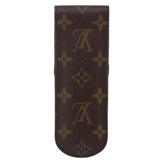 Louis Vuitton Etui à stylo Canvas, BROWN, CANVAS, Clutche & pouche