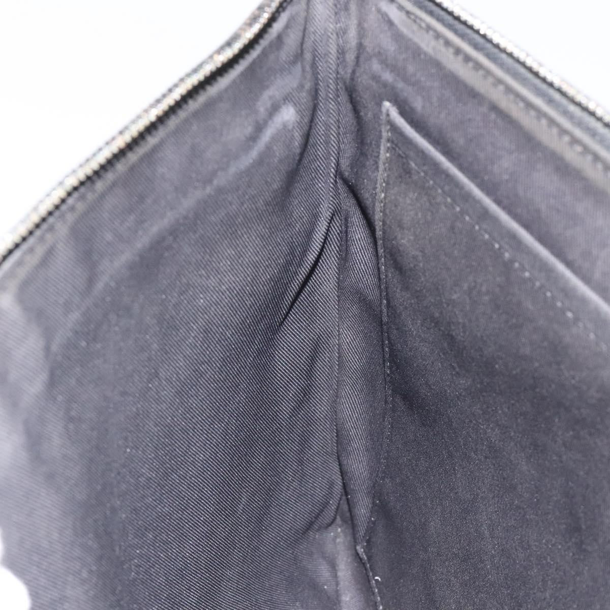 Louis Vuitton Discovery Pochette Monogram Shadow Leather, BLACK, LEATHER, Clutche & pouche