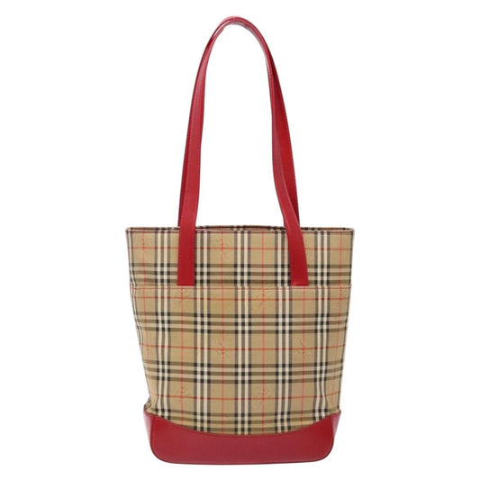 Burberry Nova Check Tote canvas check pattern, BEIGE, CANVAS, Tote bag