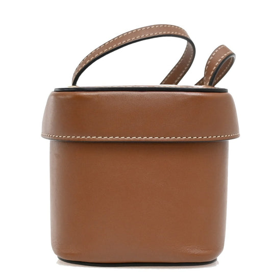Celine Cuir Triomphe Box Bag Leather, Brown, Leather, Handbag