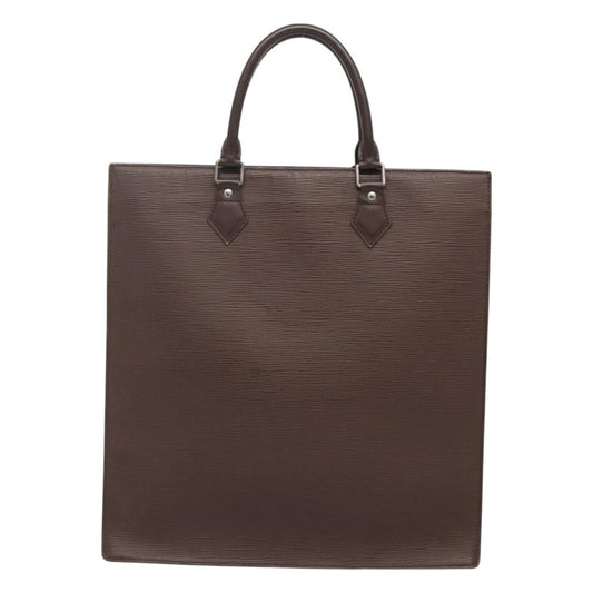 Louis Vuitton Sac Plat Bag Epi Leather, BROWN, LEATHER, Handbag