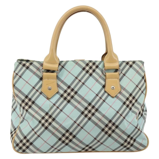 Burberry Nova Check Tote Nylon, BLUE, NYLON, Tote bag