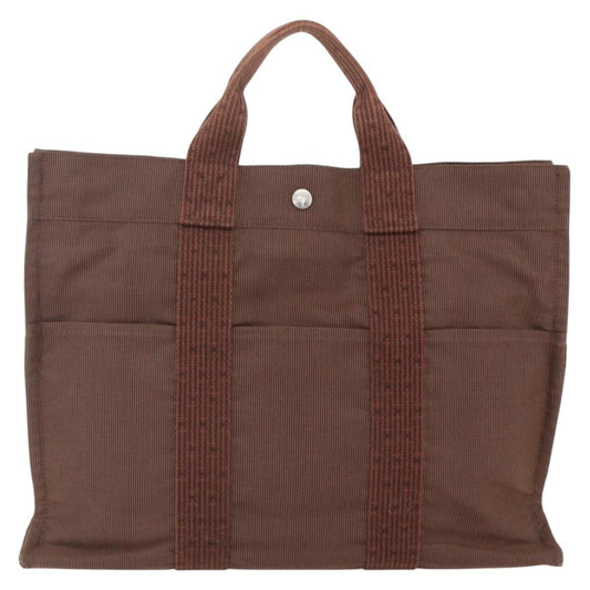 Hermes Fourre-tout Herline Fourre-tout Herline, BROWN, CANVAS, Tote bag