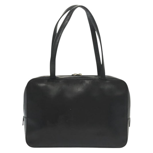 Burberry Nova Check Handbag Leather and Nylon, BLACK, LEATHER, Handbag