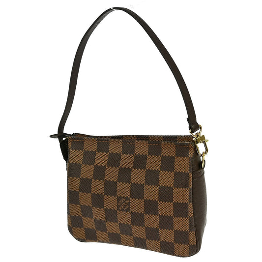 Louis Vuitton Trousse Make Up Bag Damier Canvas, BROWN, CANVAS, Handbag