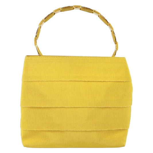 Salvatore Ferragamo Vala Handbag Nylon, YELLOW, NYLON, Handbag