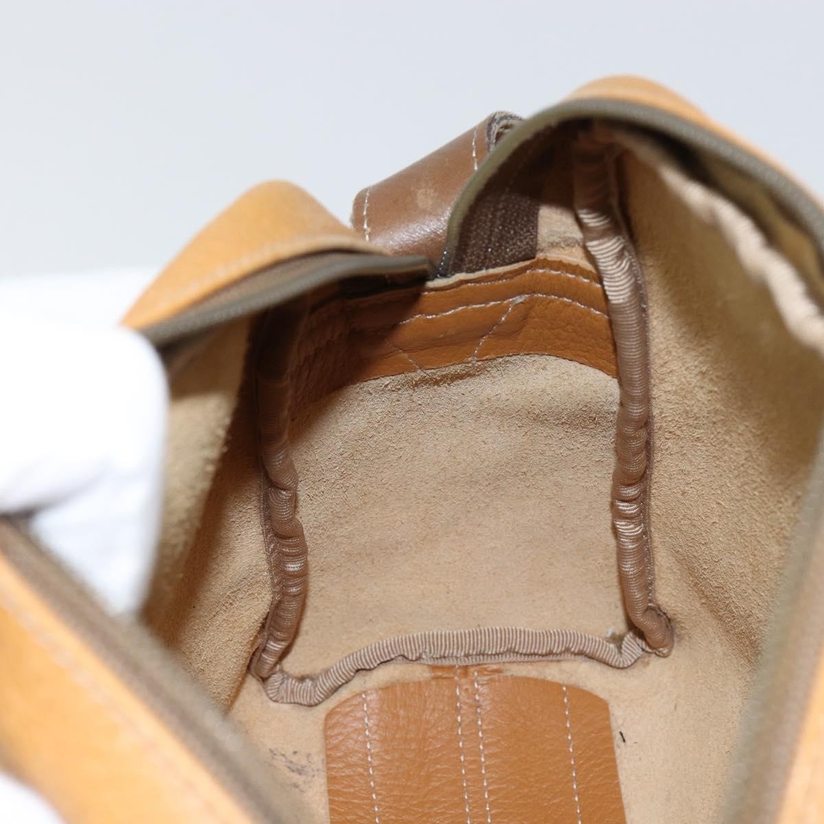 Loewe Anagram Shoulder Bag Leather, BROWN, LEATHER, Shoulder bag