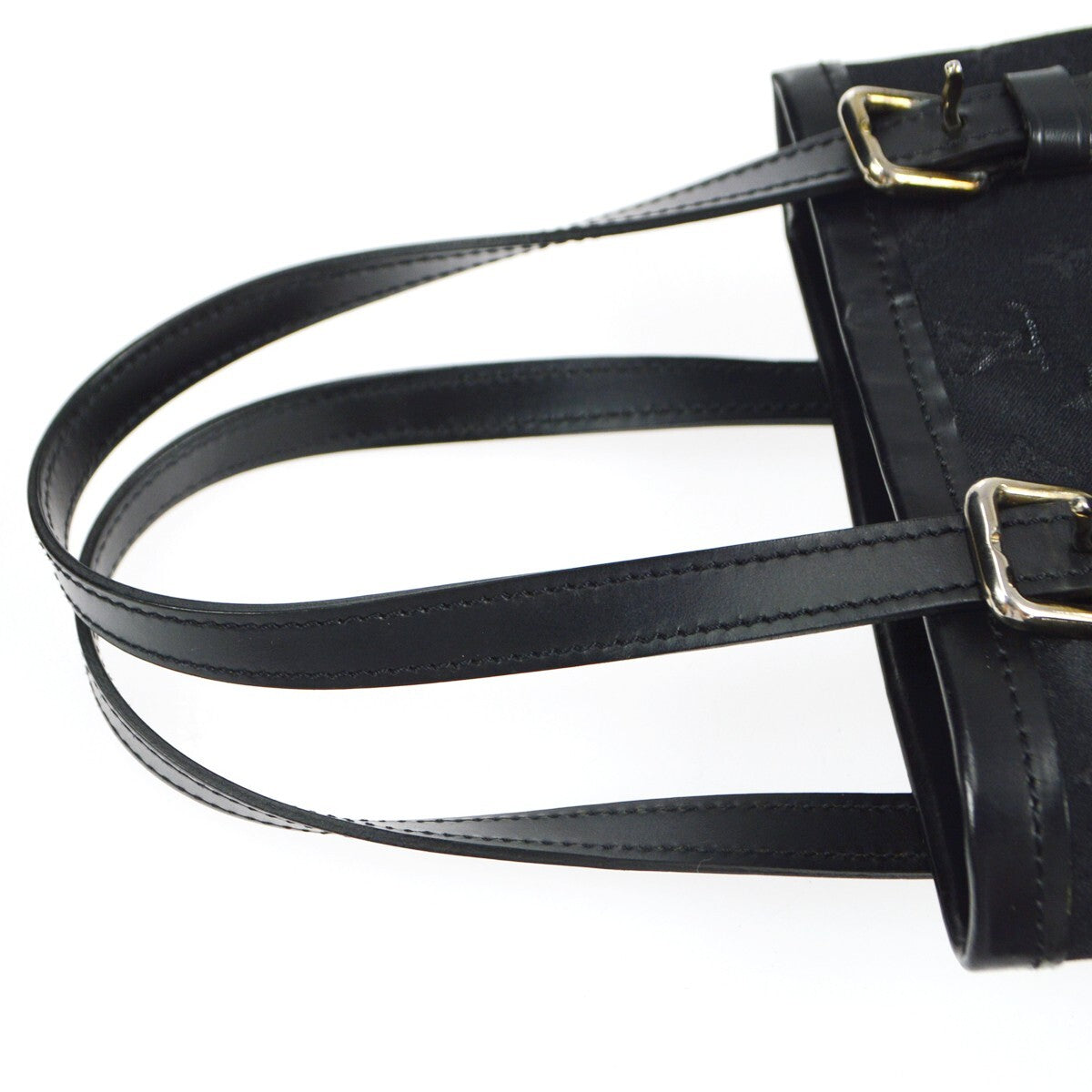 Louis Vuitton Bucket Bag Monogram Satin, BLACK, SATIN, Handbag