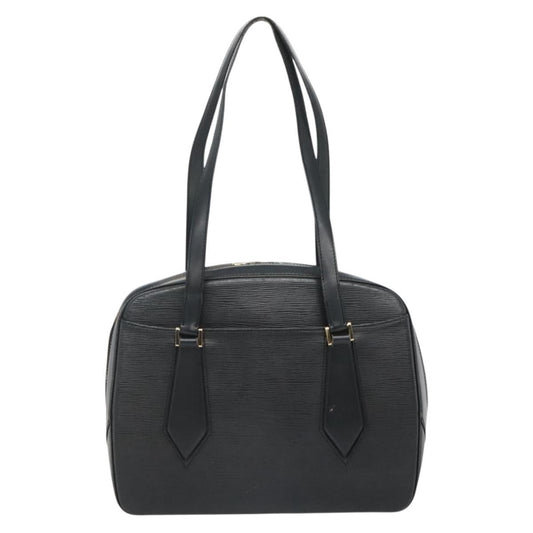 Louis Vuitton Voltaire Handbag Epi Leather, BLACK, LEATHER, Handbag