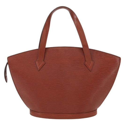 Louis Vuitton Saint Jacques Handbag Epi Leather, BROWN, LEATHER, Handbag