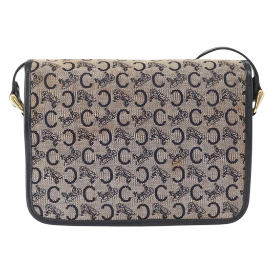 Celine C Sulky Shoulder bag Canvas, NAVY, CANVAS, Shoulder bag