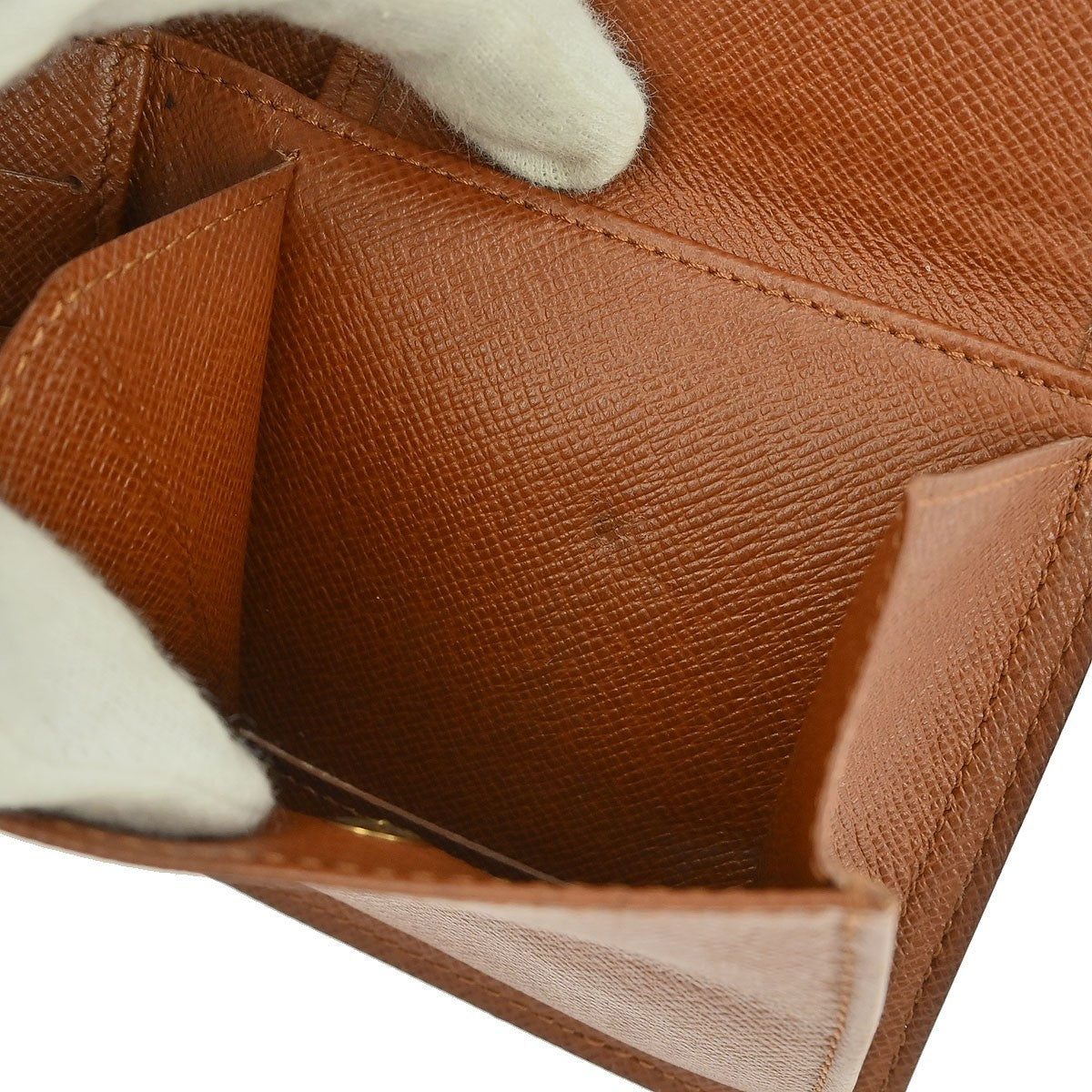 Louis Vuitton Bifold Card Case Monogram Canvas, BROWN, CANVAS, Wallets