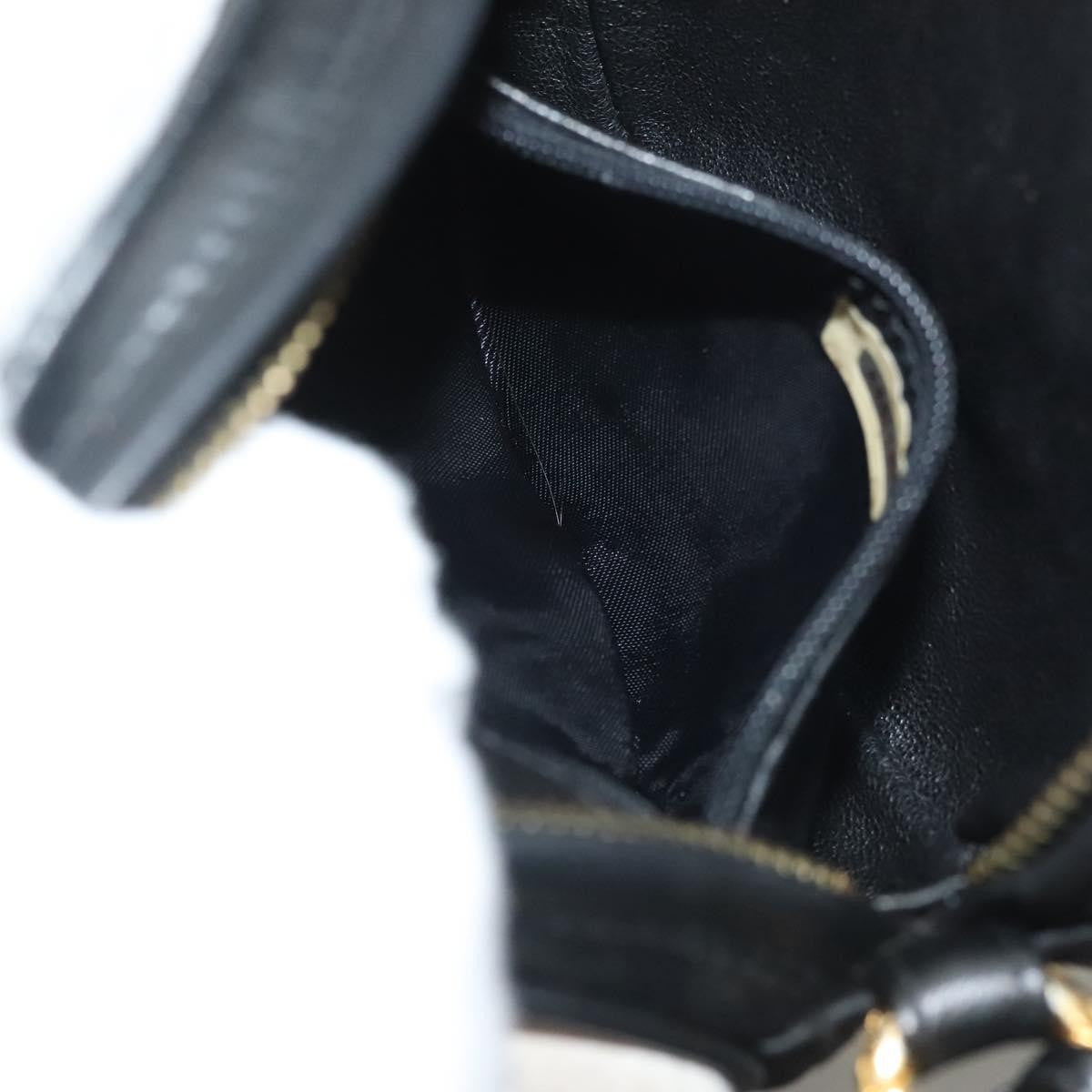 Chanel Vintage Round Tassel Crossbody Bag Quilted Satin, BLACK, SATIN, Crossbody bag