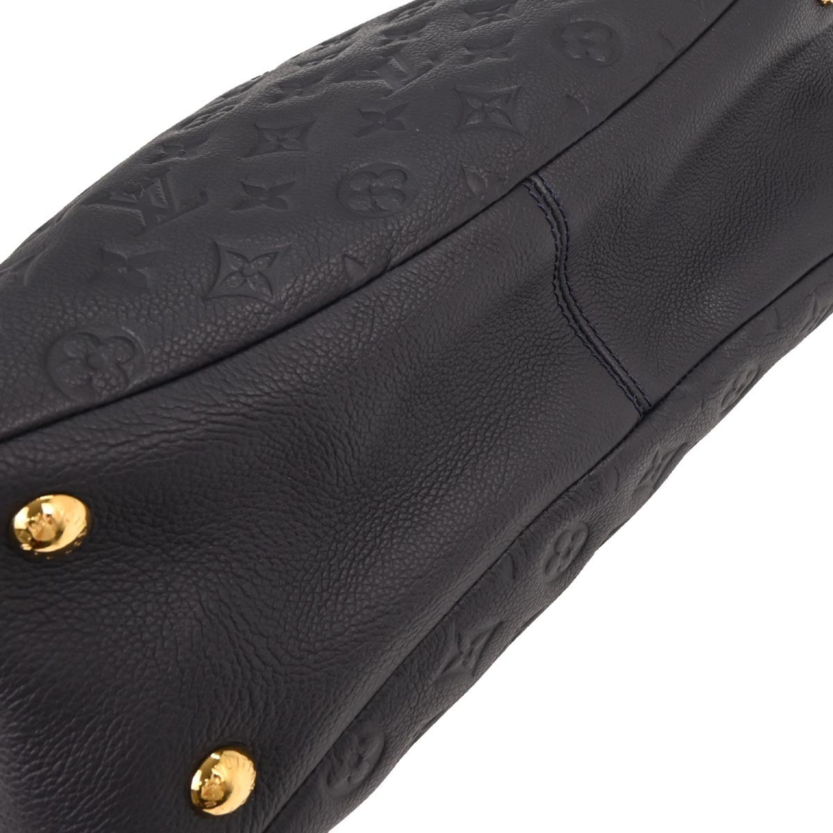Louis Vuitton Ponthieu Handbag Monogram Empreinte Leather, NAVY, LEATHER, Handbag