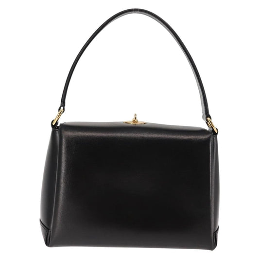 Gucci Vintage Convertible Box Crossbody Bag Leather, BLACK, LEATHER, Handbag