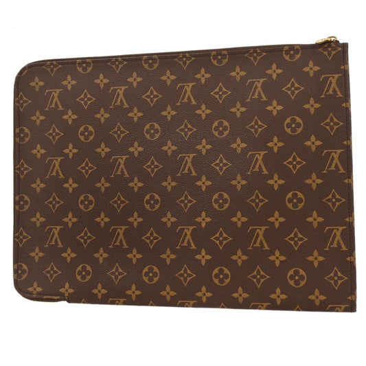 Louis Vuitton Etui Voyage Pouch Monogram Canvas, BROWN, CANVAS, Clutche & pouche