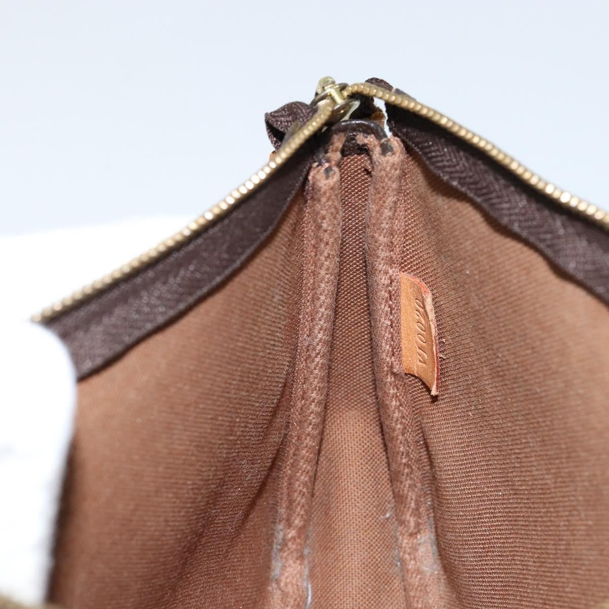 Louis Vuitton Pochette Accessoires NM Monogram Canvas, BROWN, CANVAS, Clutche & pouche