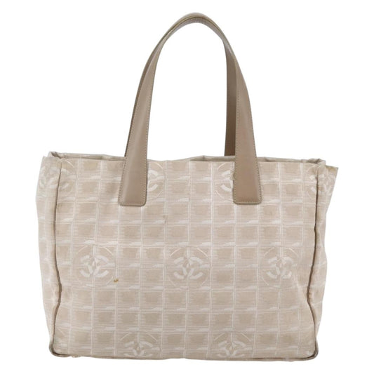Chanel Travel Line Tote Nylon, BEIGE, NYLON, Tote bag