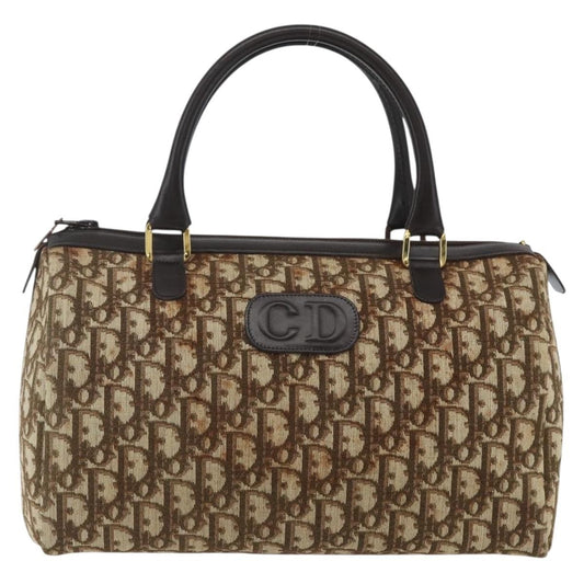 Christian Dior Trotter shoulder bag Canvas, Beige, Canvas, Handbag