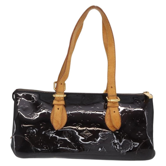 Louis Vuitton Rosewood Avenue Handbag Monogram Vernis, BURGUNDY, PATENT_LEATHER, Handbag