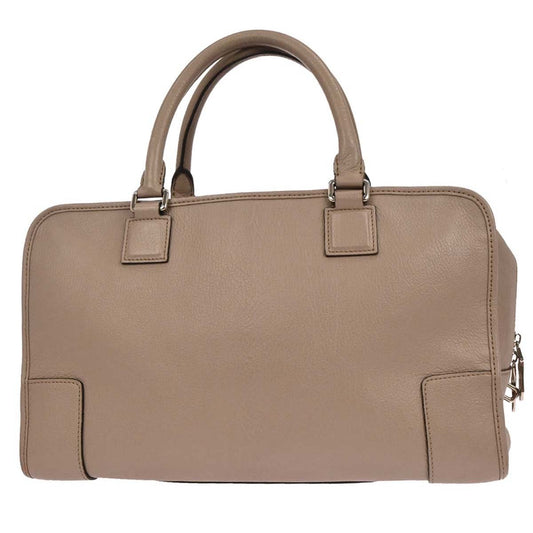 Loewe Amazona Bag Leather, Beige, Leather, Handbag