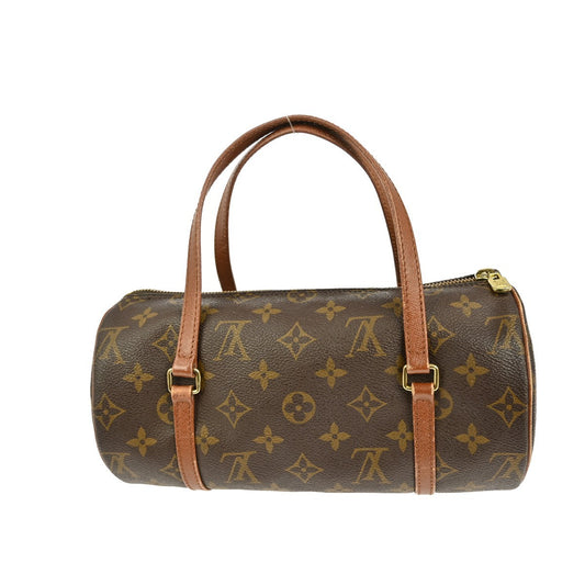 Louis Vuitton Papillon Handbag Monogram Canvas, BROWN, CANVAS, Handbag
