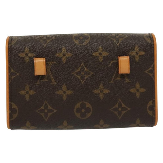 Louis Vuitton Florentine Waist Bag Monogram Canvas, BROWN, CANVAS, Travel bag