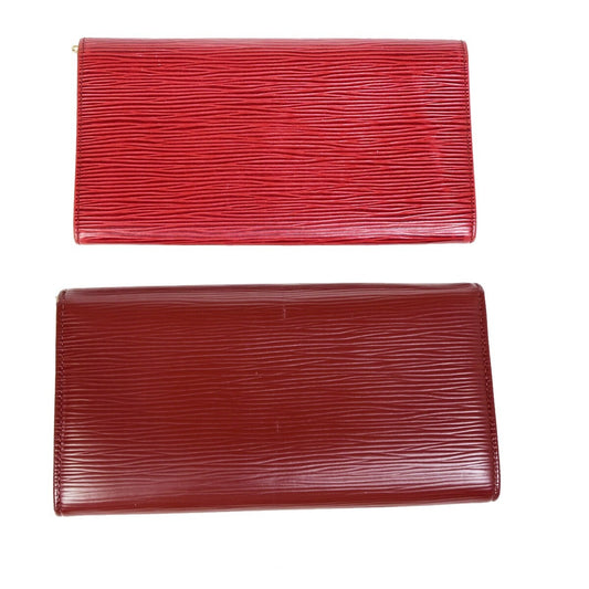 Louis Vuitton Vintage Sarah Wallet Epi Leather, RED, LEATHER, Wallets