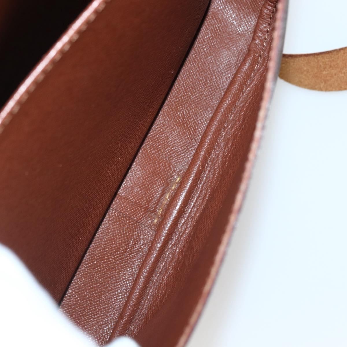 Louis Vuitton Cartouchiere Handbag Monogram Canvas, BROWN, CANVAS, Shoulder bag