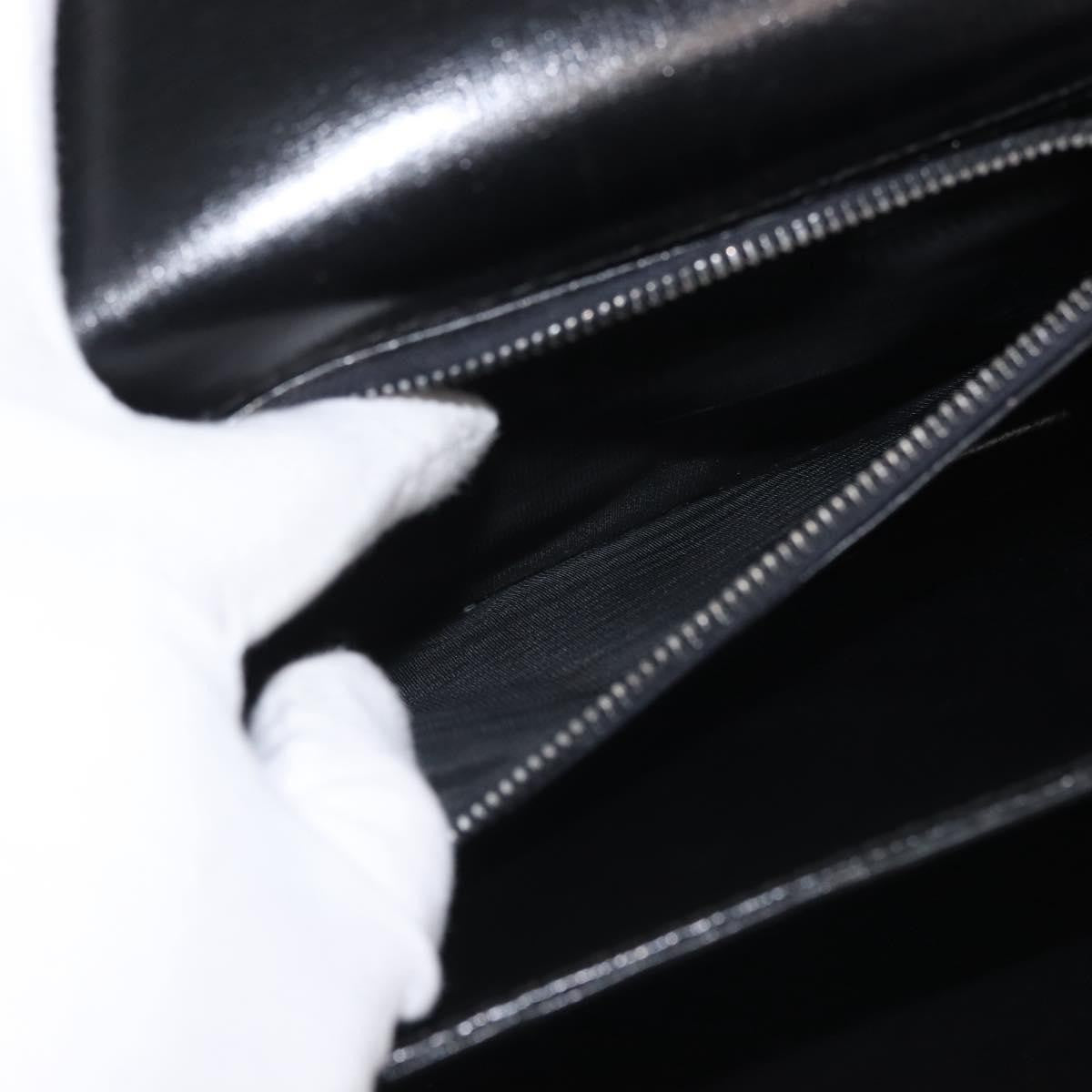 Gucci 1973 Flap Top Handle Bag Leather, BLACK, LEATHER, Handbag