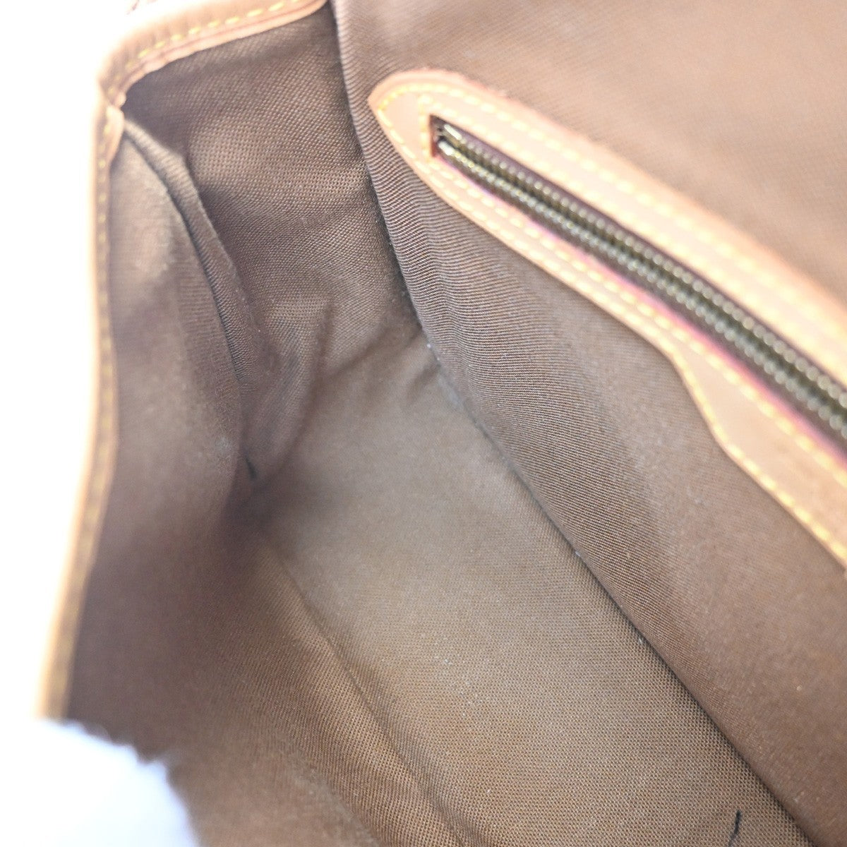 Louis Vuitton Sologne Handbag Monogram Canvas, Brown, Leather, Shoulder Bag
