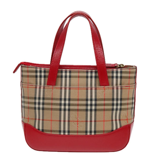 Burberry Nova Check Handbag Nova Check Canvas, BEIGE, CANVAS, Handbag