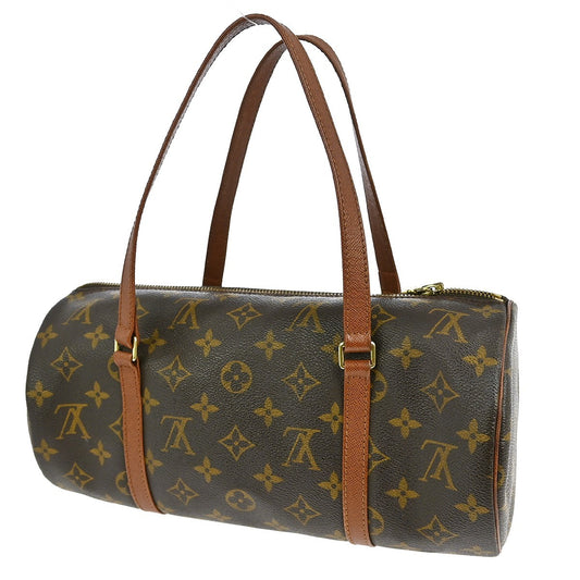 Louis Vuitton Papillon Handbag Monogram Canvas, BROWN, CANVAS, Handbag