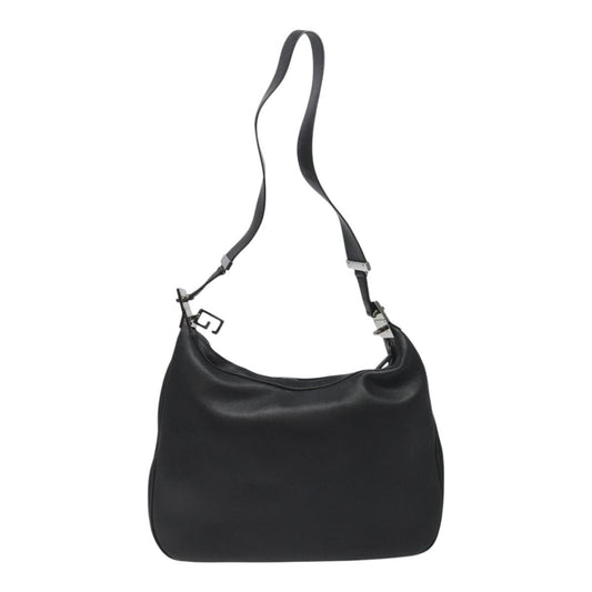 Gucci Vintage Attache Shoulder Bag Leather, BLACK, LEATHER, Shoulder bag