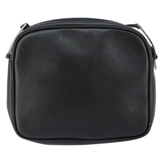 Salvatore Ferragamo Vintage Shoulder Bag Leather, BLACK, LEATHER, Shoulder bag