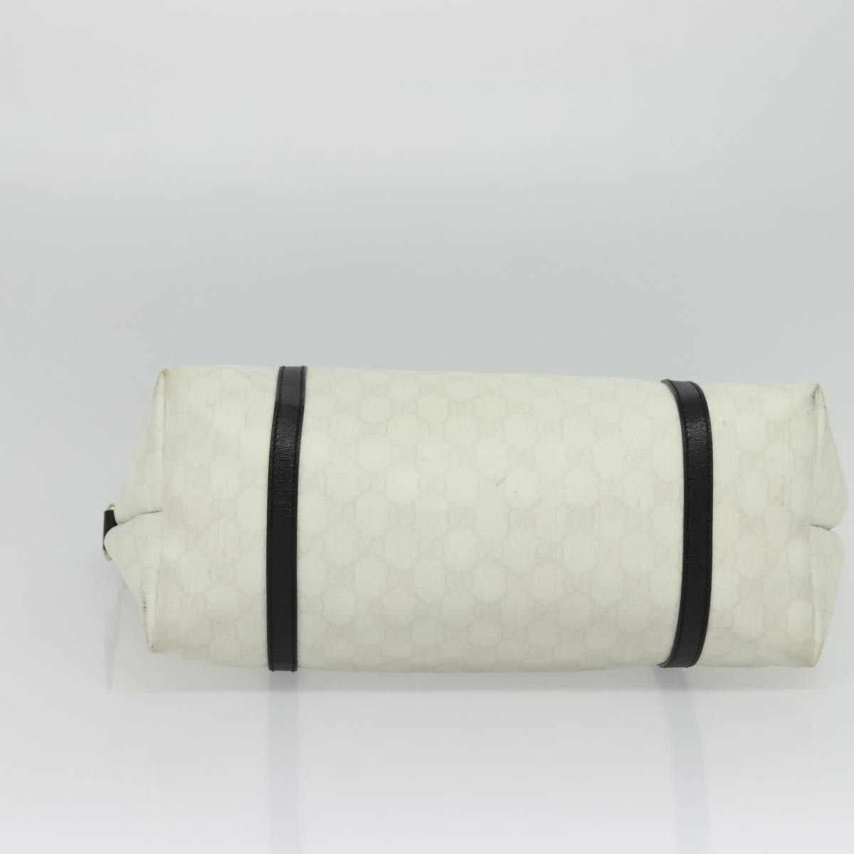 Gucci Joy Tote GG Coated Canvas with Leather, WHITE, CANVAS, Tote bag