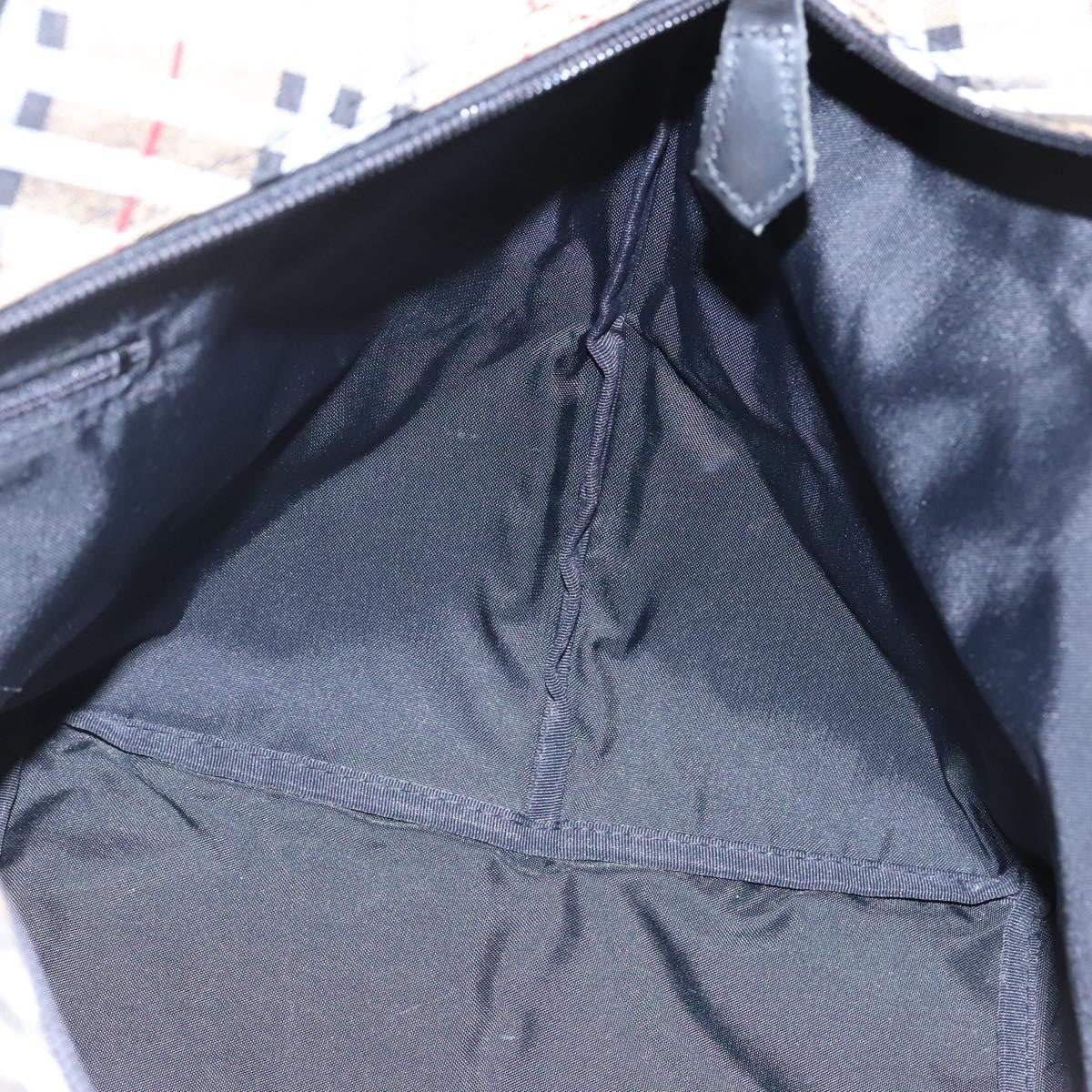 Burberry Nova Check Tote Nylon, NAVY, NYLON, Tote bag