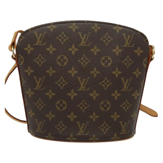 Louis Vuitton Drouot Handbag Monogram Canvas, BROWN, CANVAS, Handbag