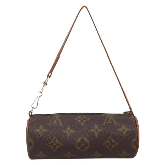 Louis Vuitton Papillon Pochette Monogram Canvas, BROWN, CANVAS, Clutche & pouche
