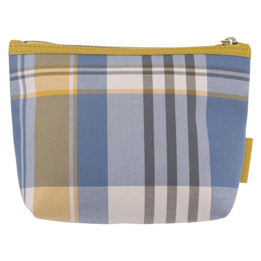 Burberry Nova check Pochette Canvas, BLUE, CANVAS, Clutche & pouche