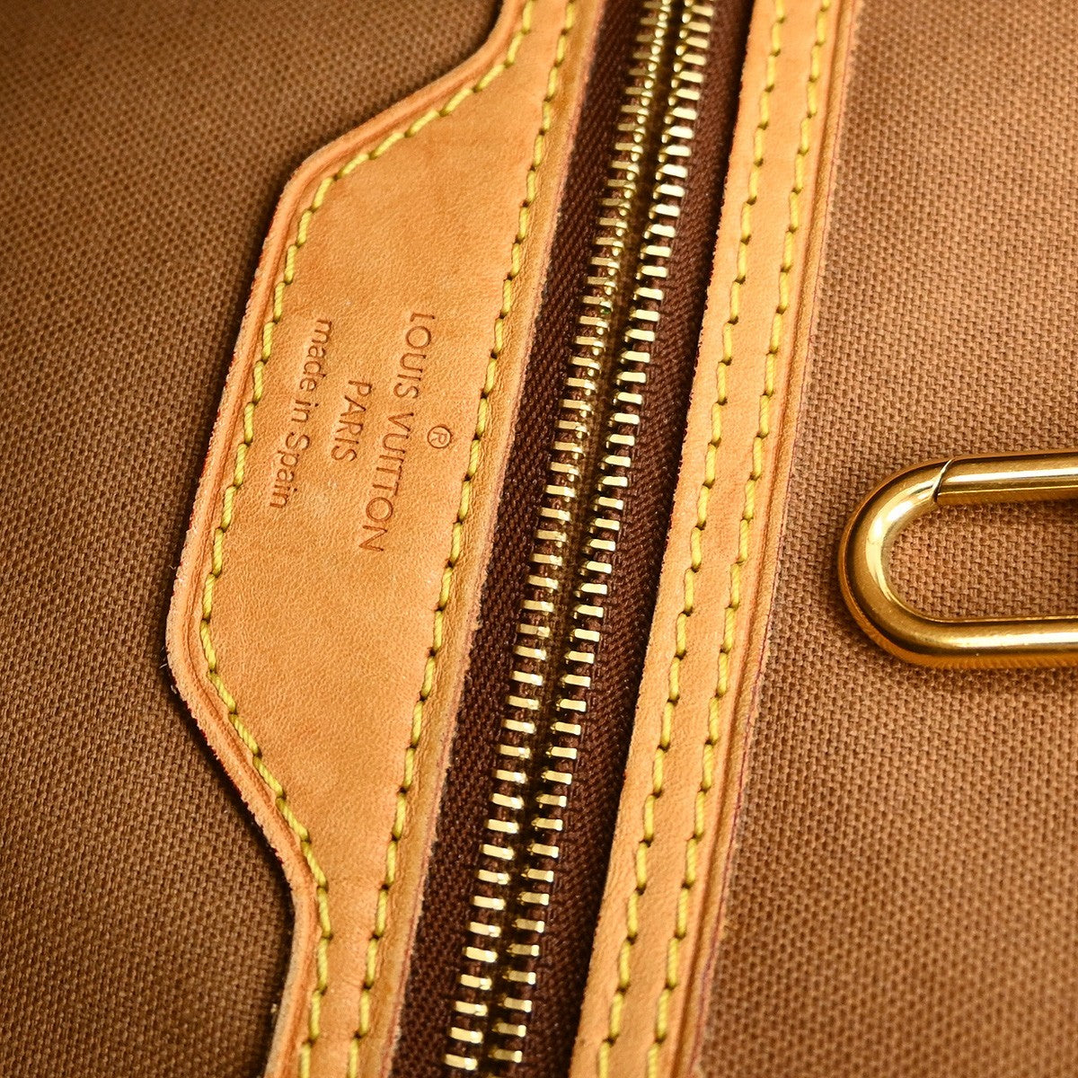 Louis Vuitton Batignolles Handbag Monogram Canvas, BROWN, CANVAS, Tote bag