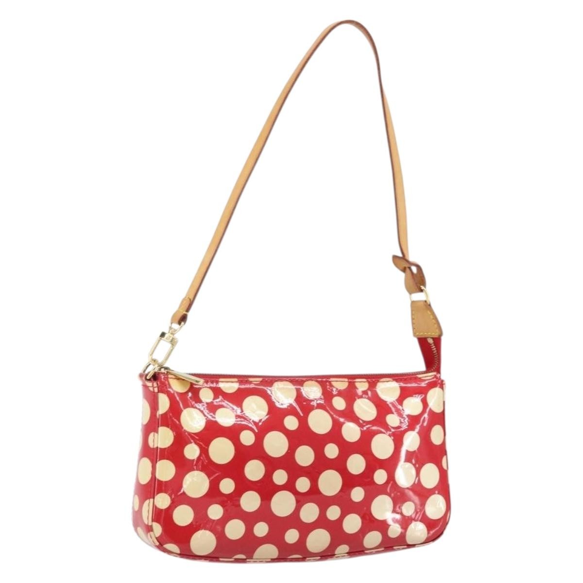 Louis Vuitton Yayoi Kusama Pochette Accessoires Patent Leather, RED, PATENT_LEATHER, Clutche & pouche