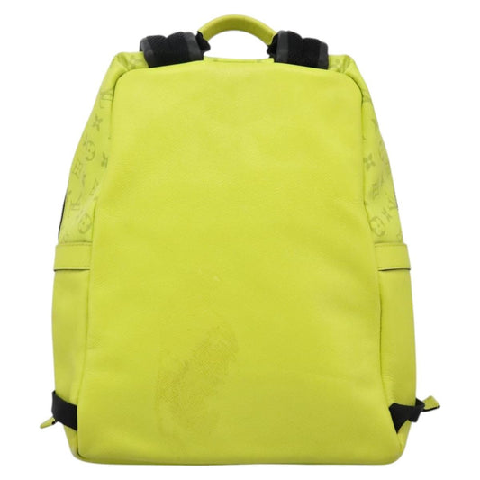 Louis Vuitton Discovery Backpack Monogram Taigarama, Yellow, Leather, Backpack