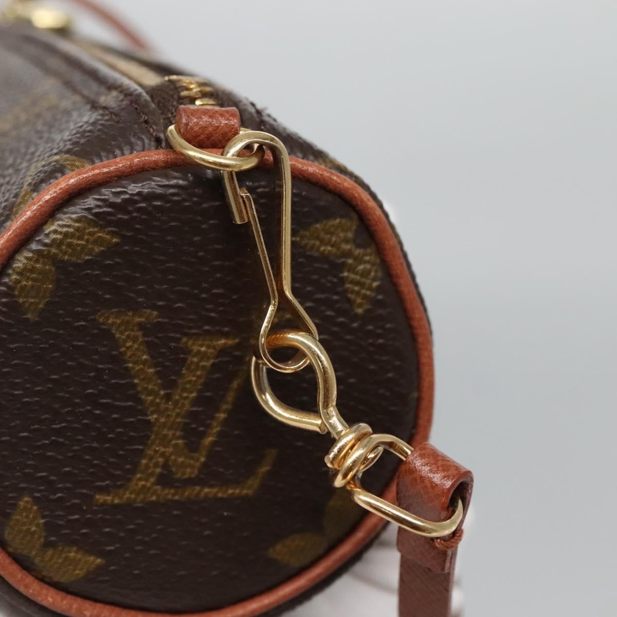 Louis Vuitton Papillon Pochette Monogram Canvas, BROWN, CANVAS, Handbag