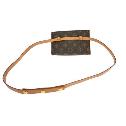 Louis Vuitton Florentine Pochette Monogram Canvas, Brown, Canvas, Crossbody Bag