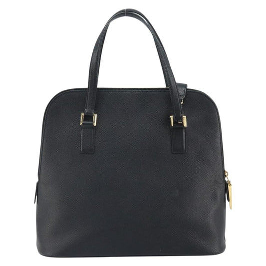 Salvatore Ferragamo Vintage Handbag Leather, Black, Leather, Handbag