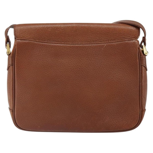 Burberry Vintage Shoulder Bag Leather, BROWN, LEATHER, Shoulder bag