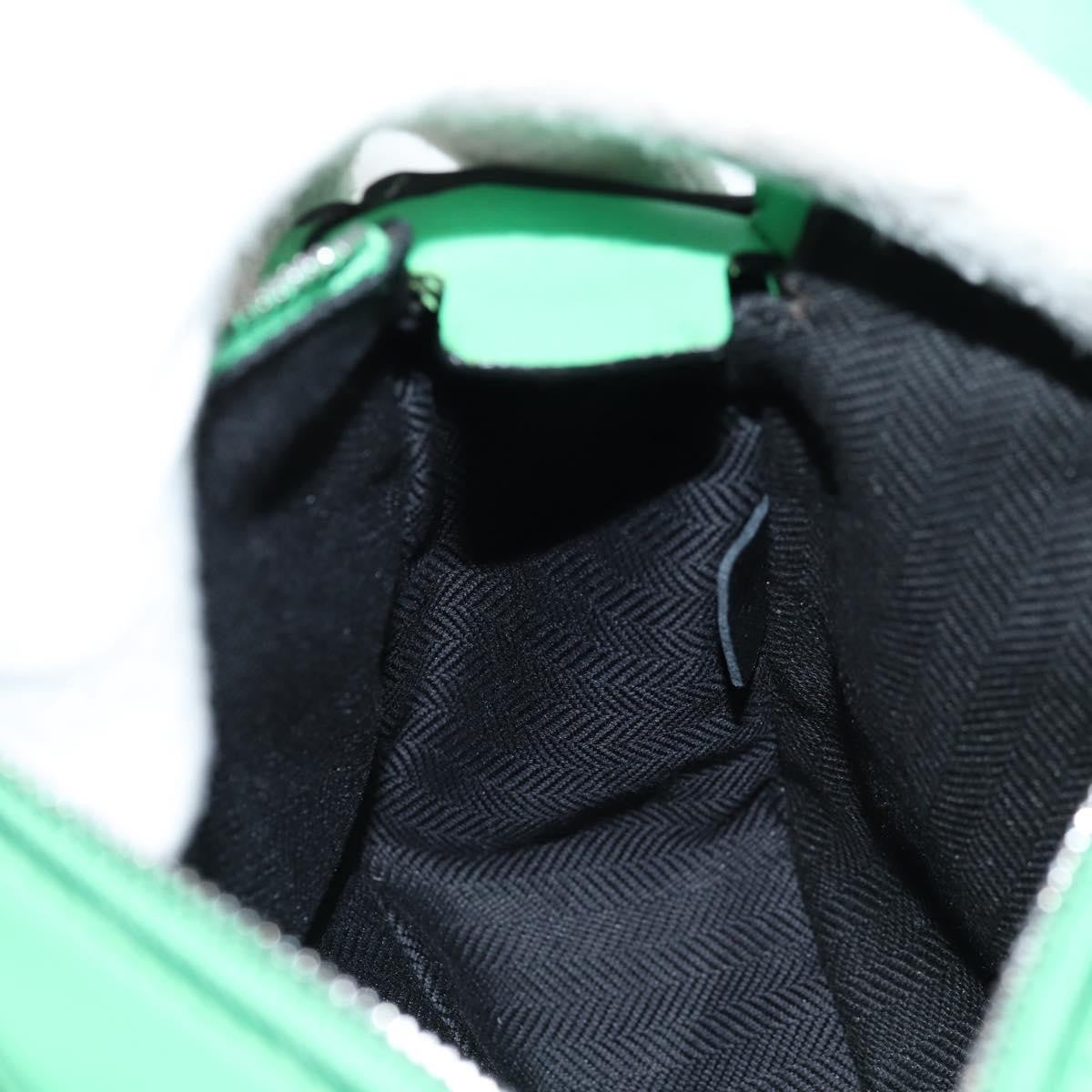 Loewe Puzzle Bumbag Leather, GREEN, LEATHER, Crossbody bag