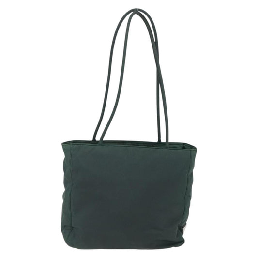 Prada Vintage Tote Tessuto, GREEN, NYLON, Tote bag
