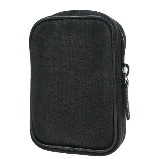 Gucci Cigarette Case GG Canvas, BLACK, CANVAS, Card Holders